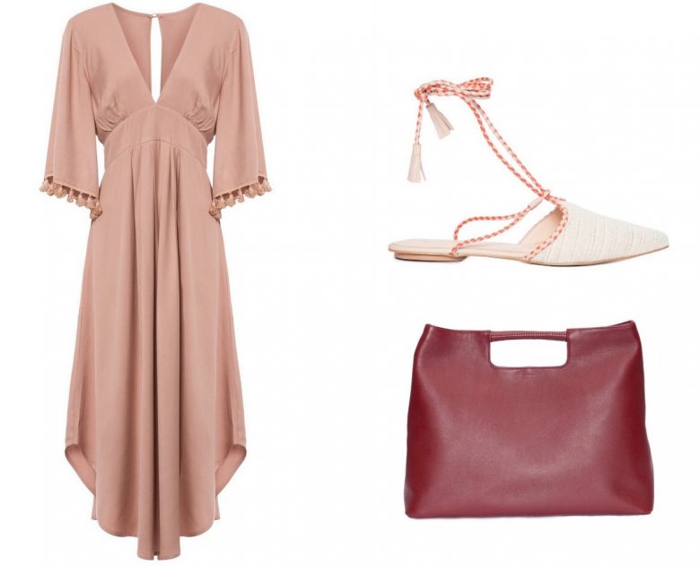 vestido nude midi, moda, estilo, looks, inspiração, item da semana, item of the week, midi nude dress, fashion, style, outfits, inspiration