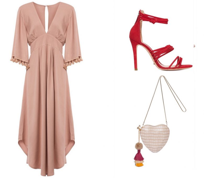 vestido nude midi, moda, estilo, looks, inspiração, item da semana, item of the week, midi nude dress, fashion, style, outfits, inspiration