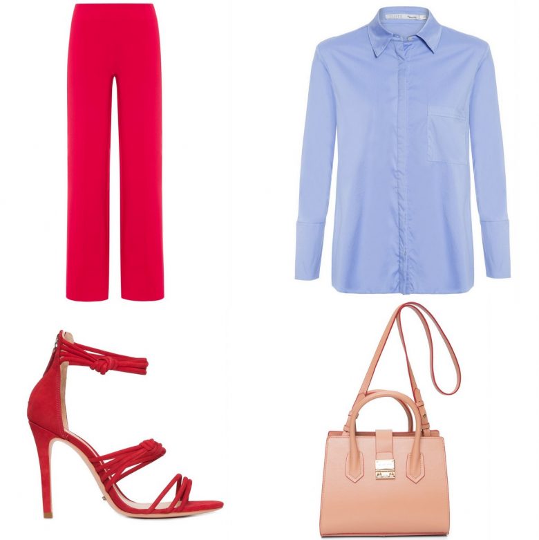 calça pantalona vermelha, moda, estilo, looks, wide leg pants, fashion, style, outfits