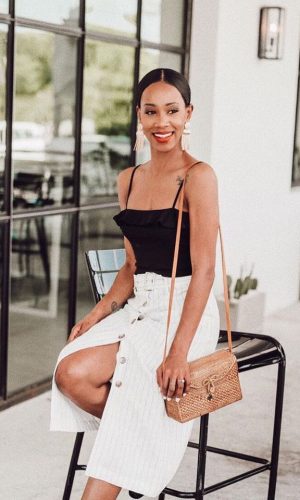saia com botões frontais, moda, estilo, tendência, looks, button front skirt, fashion, style, trend, outfits