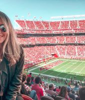 gabi may, NFL, 49ers, jimmy garoppolo, football, travel, viagem, futebol americano, esporte