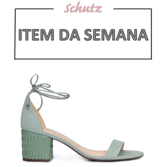 sandália verde clara, salto bloco, moda, estilo, look, item da semana, block heels, mint, fashion, style, outfit, item of the week