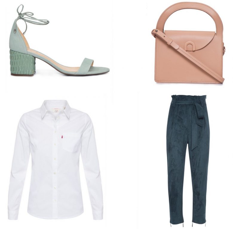 sandália verde clara, salto bloco, moda, estilo, look, item da semana, block heels, mint, fashion, style, outfit, item of the week