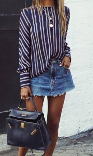 mini saia jeans, moda, estilo, look, inspiração, denim skirt, fashion, style, outfit, inspiration