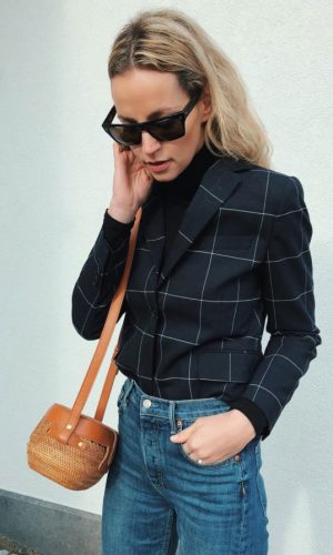 blazer para dentro, moda, estilo, look, inspiração, tendência, tucked in blazer, fashion, style, inspiration, outfit, trend, styling trick, truque de styling