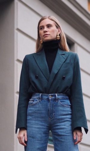 blazer para dentro, moda, estilo, look, inspiração, tendência, tucked in blazer, fashion, style, inspiration, outfit, trend, styling trick, truque de styling