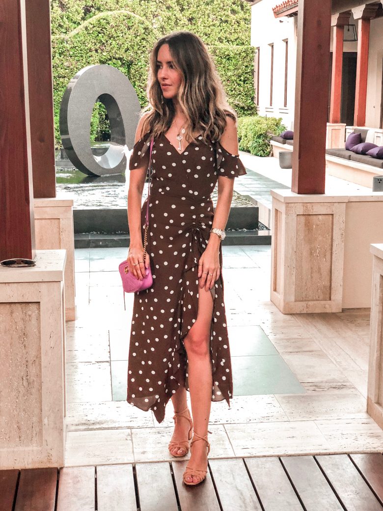 look miami, vestido poá, vestido babados, look, gabi may, moda, estilo, tendência, fashion, style, polka dot, zara dress, ootd