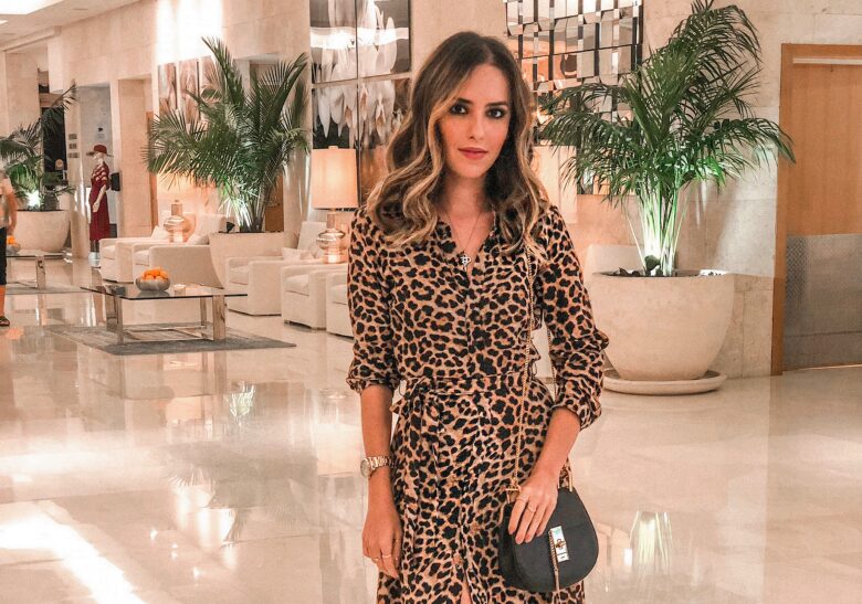 look miami, vestido onça, chemise, look, gabi may, moda, estilo, tendência, fashion, style, leopard dress, leopard print, zara dress, ootd