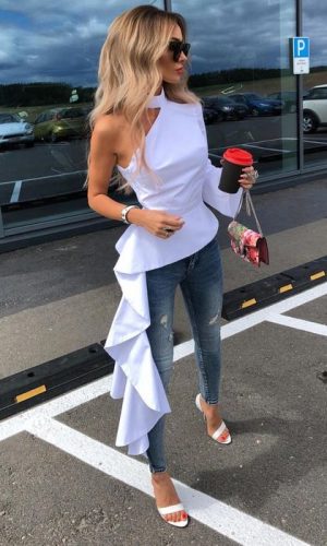 blusa estilosa, blusa assimétrica, moda, estilo, looks, tendência, asymmetrical top, asymmetry, stylish top, fashion, style, inspiration, trend, outfits