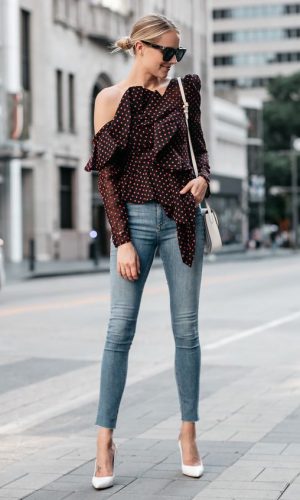blusa estilosa, blusa babados, moda, estilo, looks, tendência, ruffles, ruffled top, stylish top, fashion, style, inspiration, trend, outfits