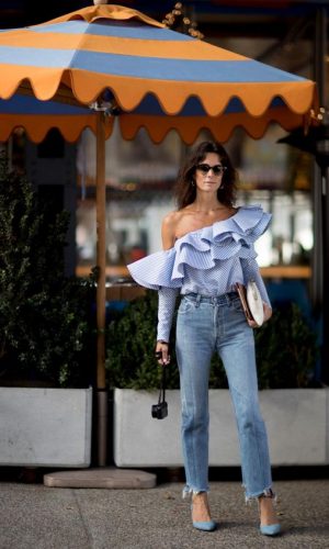 blusa estilosa, blusa babados, moda, estilo, looks, tendência, ruffles, ruffled top, stylish top, fashion, style, inspiration, trend, outfits