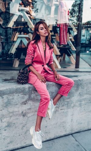 terninho rosa, tendência, moda, estilo, look, trend, fashion, style, outfit, pink suit, pant suit