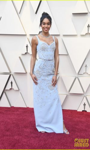oscar 2019, tapete vermelho, celebridades, hollywood, moda, vestidos, looks, 2019 oscars, gowns, red carpet, celebrities, award season, laura harrier