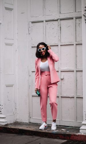 terninho rosa, tendência, moda, estilo, look, trend, fashion, style, outfit, pink suit, pant suit