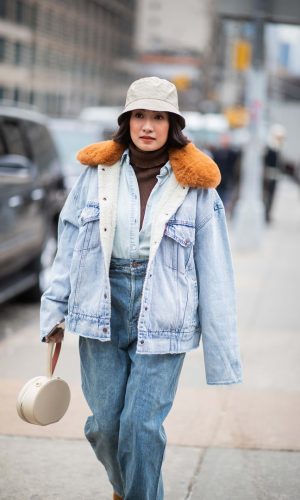 street style, nyfw, tendência, trend, look, outfit, chapéu de pescador, bucket hat