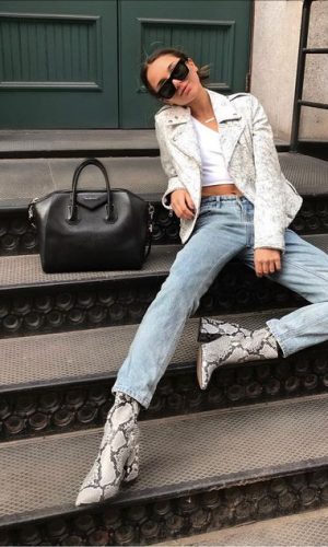 bota com estampa de cobra, tendência, moda, estilo, looks, inverno, fashion, style, trend, outfits, winter looks, snakeskin boots