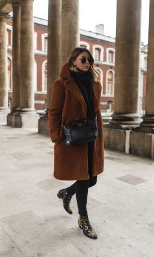 casaco de pelúcia, moda, estilo, tendência, teddy bear coat, fashion, style, trend, outfit