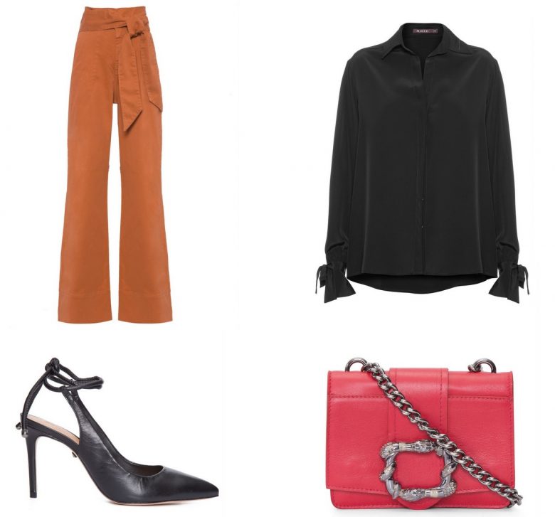 calça flare cós alto com faixa na cintura, moda, estilo, looks, item da semana, item of the week, flare pants with waist clinching tie