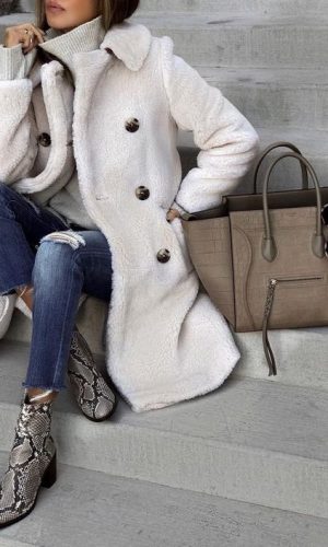 casaco de pelúcia, moda, estilo, tendência, teddy bear coat, fashion, style, trend, outfit