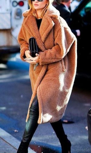 casaco de pelúcia, moda, estilo, tendência, teddy bear coat, fashion, style, trend, outfit