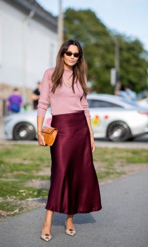 saia de cetim, moda, estilo, look, tendência, satin skirt, fashion, style, outfit, trend