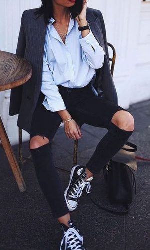 all star chuck taylor cano longo, tênis, look, moda, estilo, fashion, style, outfit, high top all star