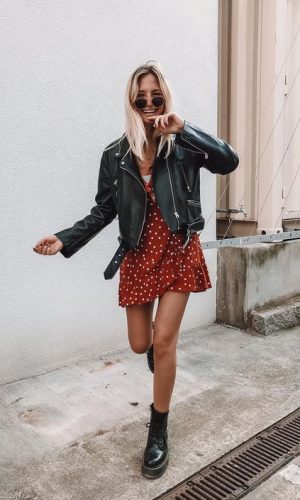vestido e bota, combinação contrastante, look, tendência, look inverno, look outono, moda, estilo, fashion, style, trend, dress with boots