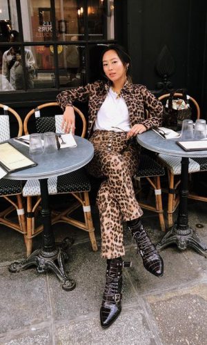 calça de onça, looks, moda, como usar, estilo, inspiração de moda, styling, fashion, style, leopard pants, animal print, how to wear, aimee song
