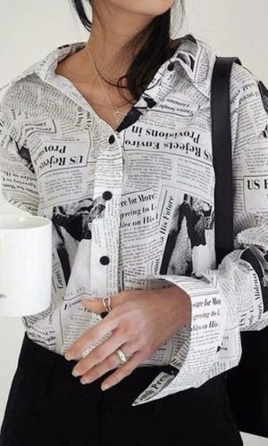 estampa de jornal, tendência, moda, newspaper print, trend, fashion