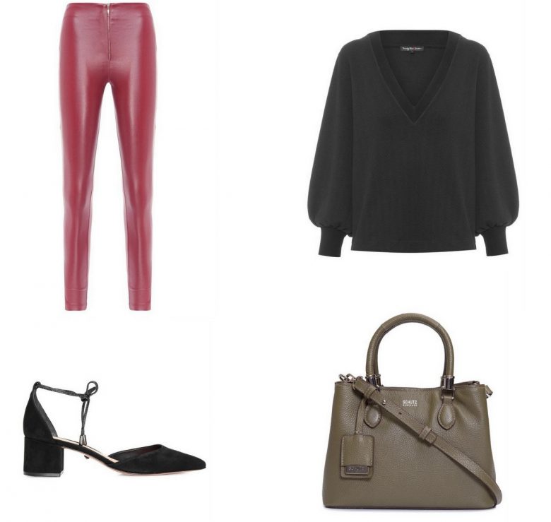 uma calça vinho e cinco looks, look inverno, burgundy pants, winter looks