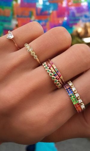 rainbow rings, acessório, anel, anel arco-íris, accessory, trend