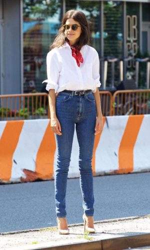 lenço no pescoço, moda, estilo, looks, inspiração, truque de estilo, styling trick, fashion, neck scarf, outfits