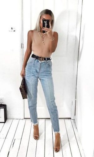 jeans claro, moda, estilo, tendência, looks, fashion, style, trend, outfits, light wash denim
