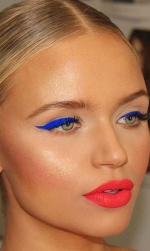 delineado neon, maquiagem, beleza, neon eyeliner
