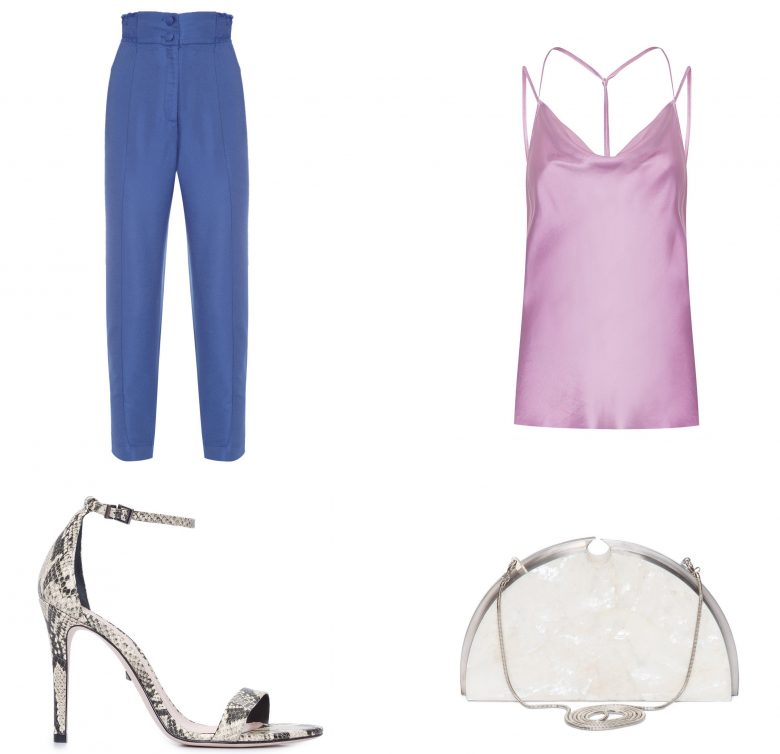 calça azul com cós alto, item da semana, looks, moda, high-waisted blue pants, item of the week, outfits