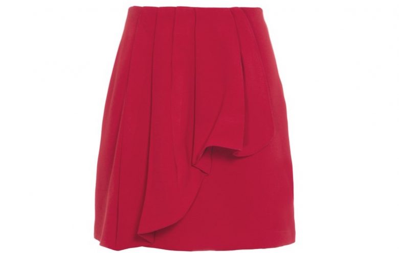 minissaia vermelha, item da semana, moda, estilo, looks, red miniskirt, item of the week, fashion, style, outfit 