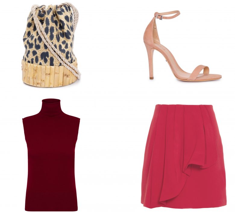 minissaia vermelha, item da semana, moda, estilo, looks, red miniskirt, item of the week, fashion, style, outfit