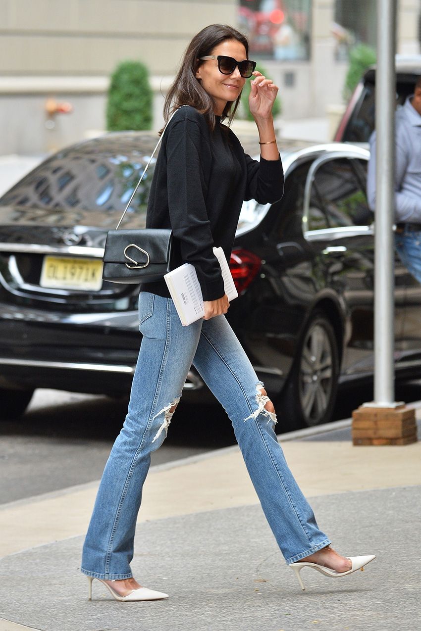 katie holmes, looks, moda, street style, estilo, style, outfits, fashion