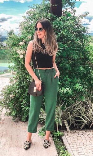 calça verde, look do dia, gabi may, green pants, outfits, fashion