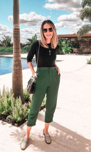 calça verde, look do dia, gabi may, green pants, outfits, fashion