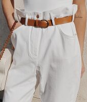 calça clara, moda, street style, white pants