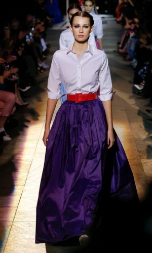 roxo e vermelho, looks, color block, purple and red