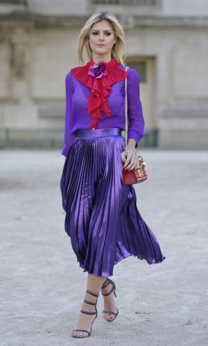 roxo e vermelho, looks, color block, purple and red